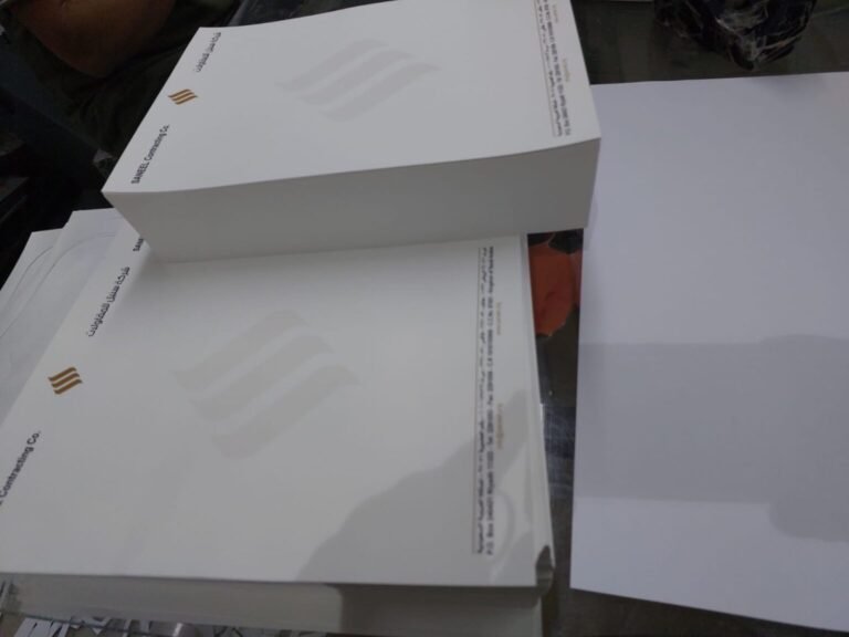 طباعة اوراق خطابات رسمية, مطابع ريشة الفن, مطابع الرياض